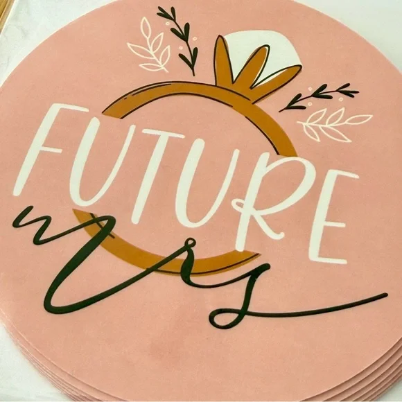 Future Mrs Celebration Coasters - Pink 56 total! - Picture 4 of 7